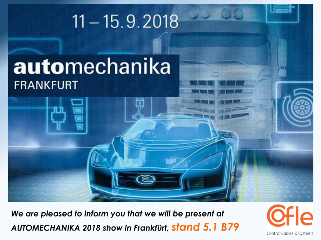 AUTOMECHANIKA 2018 Frankfurt - Cofle